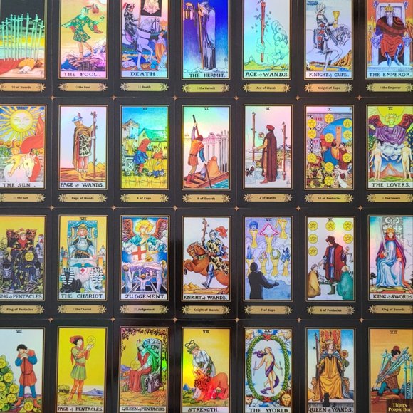 HOLOGRAPHIC RIDER-WAITE Tarot Card Deck - Picture 5 of 5